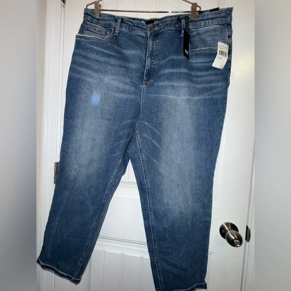 KUT from The Kloth Rachael High Rise Fab Ab Mom Jean Size 22 Women’s NWT - Picture 9 of 11